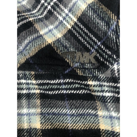 MOUNTAIN KHAKIS plaid flannel button down blue western shirt w/pocket Mens XL - Picture 11 of 11